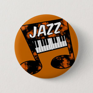 jazz pinback button