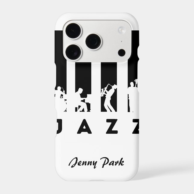 Jazz players personalized iphone case (Back)
