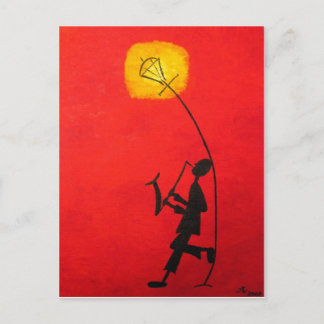 Jazz Postcard