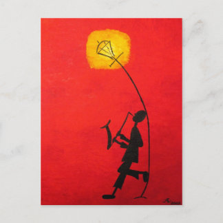 Jazz Postcard