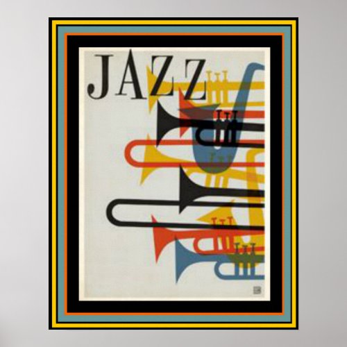 Jazz Poster 16 x 20