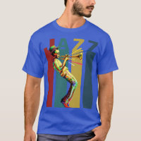Jazz Retro design with a jazz trumpet player 1