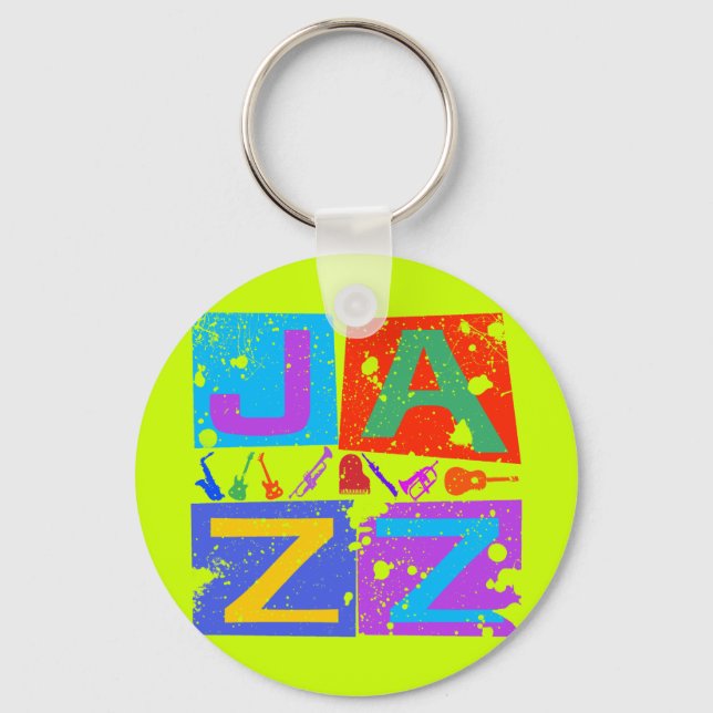 JAZZ RETRO KEYCHAIN (Front)