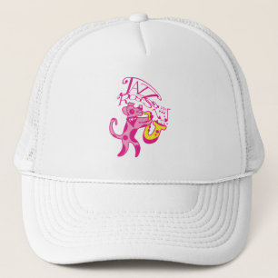 JAZZ ROSES VERS JACK RUSSELL by MASANSER PIXELAT Trucker Hat