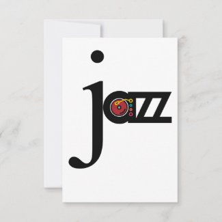 jazz RSVP card