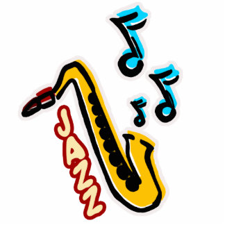 Jazz Sax Cutout