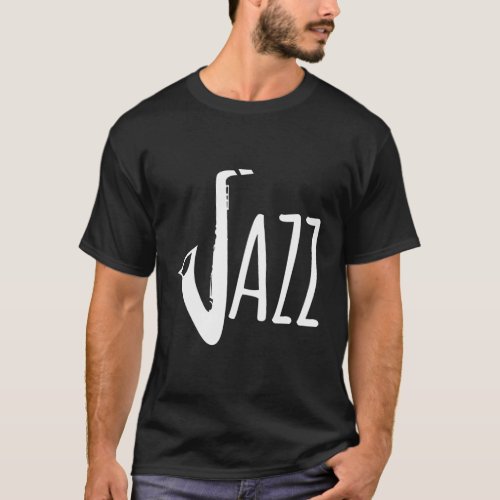 Jazz Saxophone Musician T_Shirt
