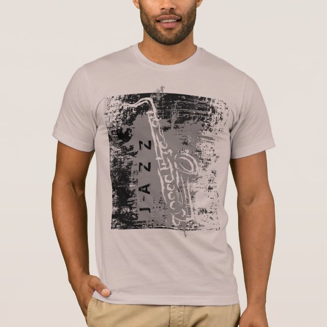 Jazz Saxophone T-Shirt (Front)