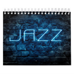 Jazz Scene Collection Showcase Wall Calendar