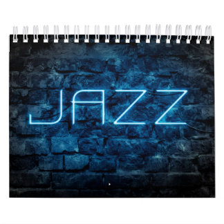 Jazz Scene Collection Showcase Wall Calendar
