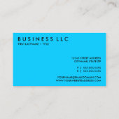 jazz shades business card (Back)