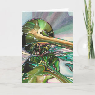 Jazz Shine Blank Note Card - Customized