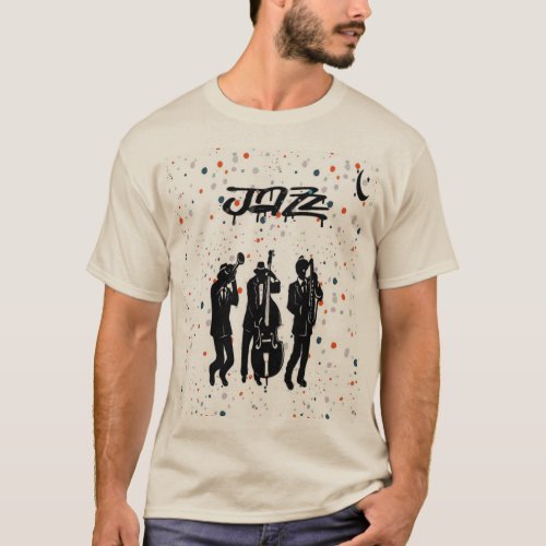 Jazz Silhouette design T_Shirt