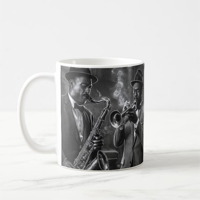 Jazz Smoke Street Soul Coffee Mug (Left)
