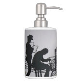 Jazz Soap Dispenser & Toothbrush Holder (Right)