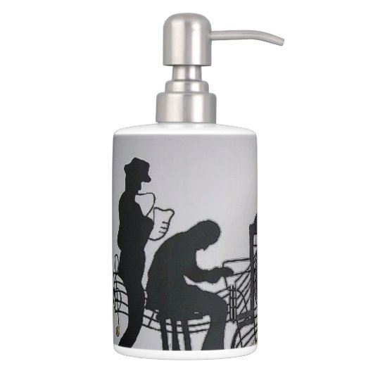 Jazz Soap Dispenser & Toothbrush Holder (Right)