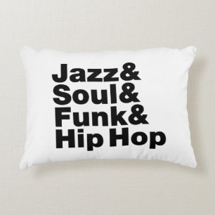 Jazz & Soul & Funk & Hip Hop Accent Pillow