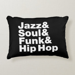 Jazz & Soul & Funk & Hip Hop Accent Pillow