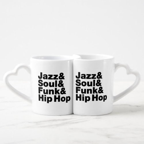 Jazz  Soul  Funk  Hip Hop Coffee Mug Set