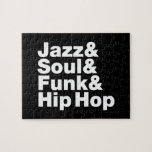 Jazz &amp; Soul &amp; Funk &amp; Hip Hop Jigsaw Puzzle at Zazzle