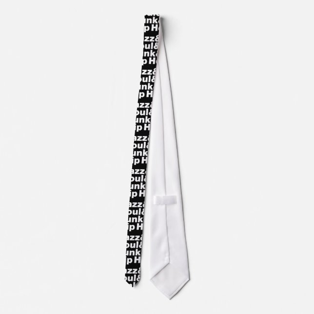 Jazz & Soul & Funk & Hip Hop Neck Tie (Back)