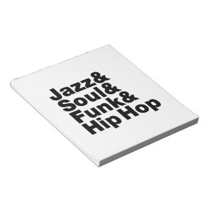 Jazz & Soul & Funk & Hip Hop Notepad