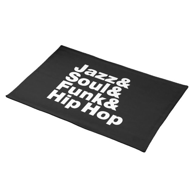 Jazz & Soul & Funk & Hip Hop Placemat (On Table)
