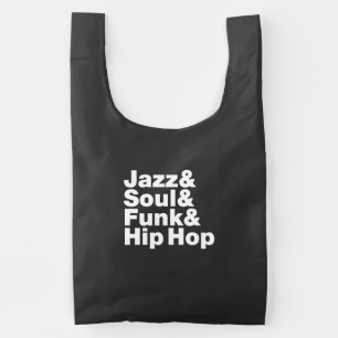 Jazz & Soul & Funk & Hip Hop Reusable Bag