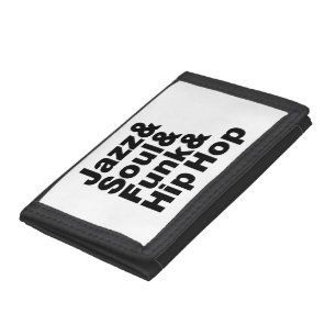 Jazz & Soul & Funk & Hip Hop Tri-fold Wallet