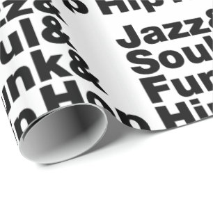 Jazz & Soul & Funk & Hip Hop Wrapping Paper