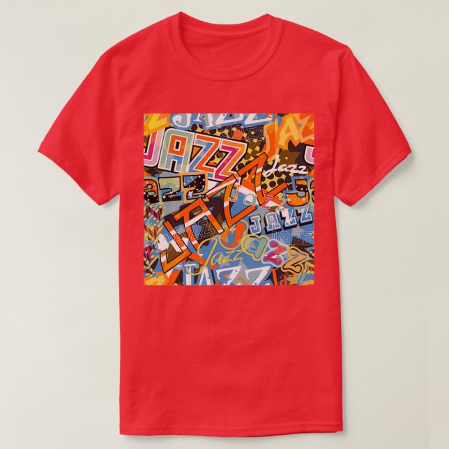 Jazz Sticker Phone Case T-Shirt (Design Front)