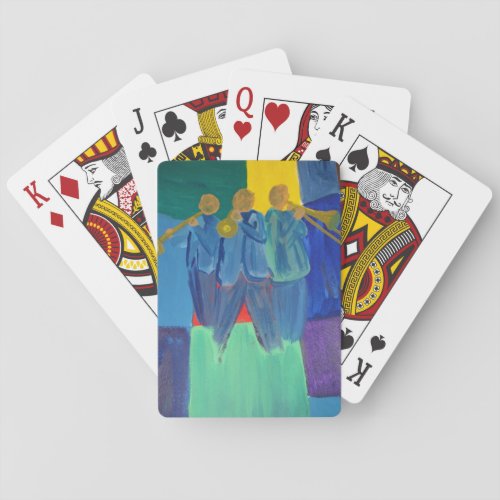 Jazz Trio Playing Cards