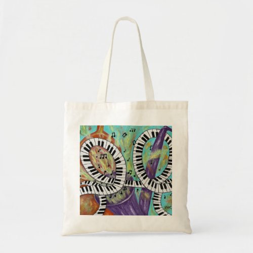 Jazz Trio Tote Bag