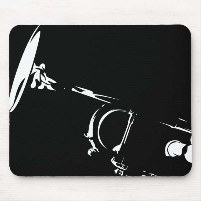 Jazz Trumpet Mousepad (Front)