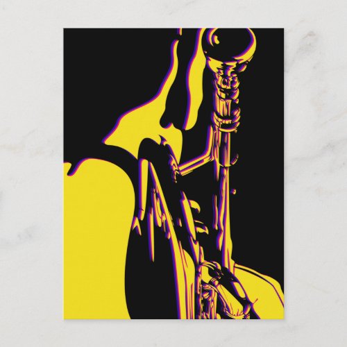 Jazz Trumpet Player Postcard