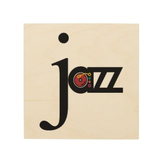 jazz wood print