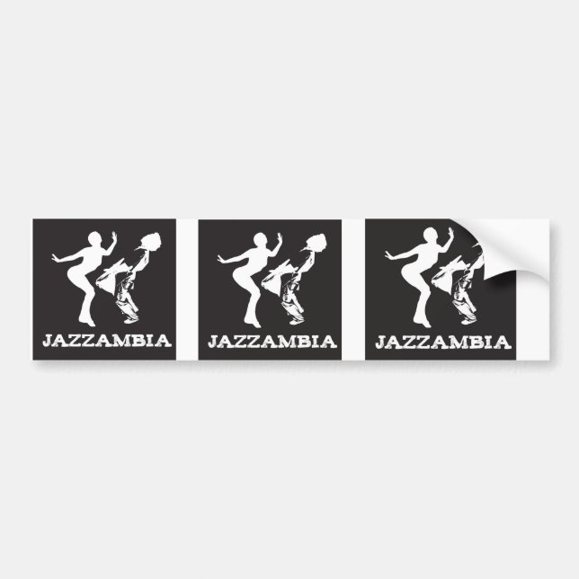 JAZZAMBIA Bumper Sticker (Front)