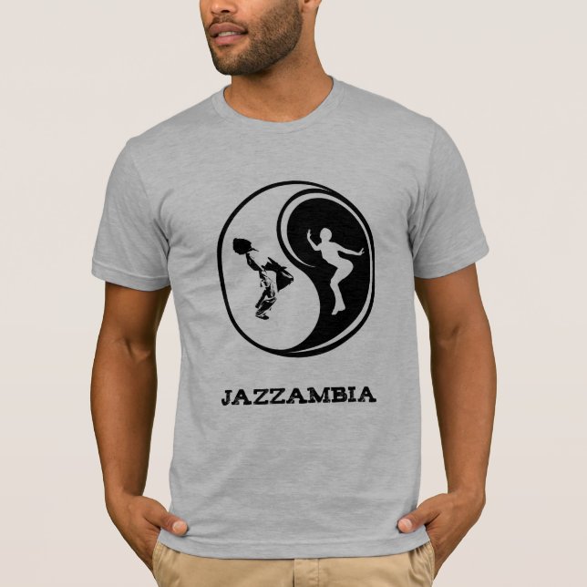 Jazzambia Yin Yang Men's T-Shirt (Front)