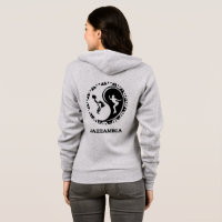 Jazzambia Yin Yang Zip Hoodie Women's