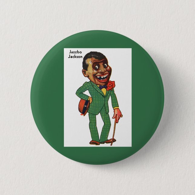 Jazzbo Jackson Button (Front)