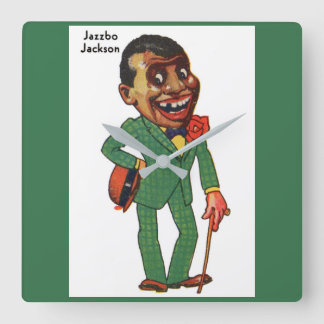 Jazzbo Jackson Square Wall Clock
