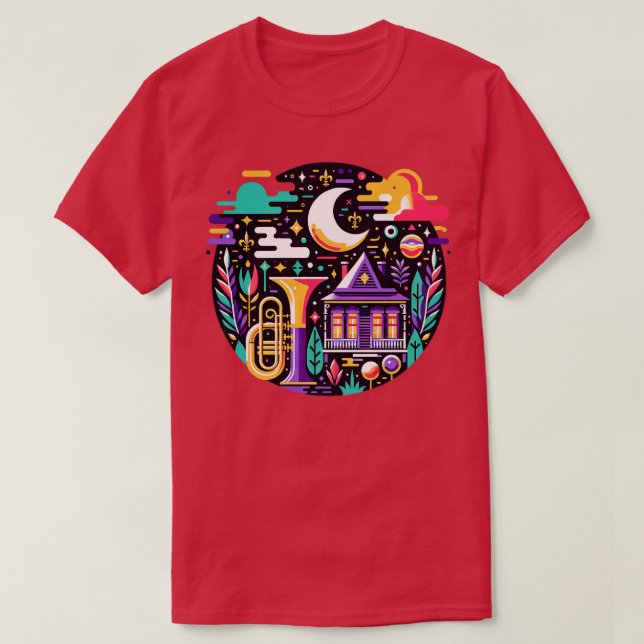 Jazzfest New Orleans TShirt (Design Front)