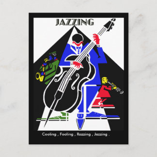 JAZZING.. POSTCARD