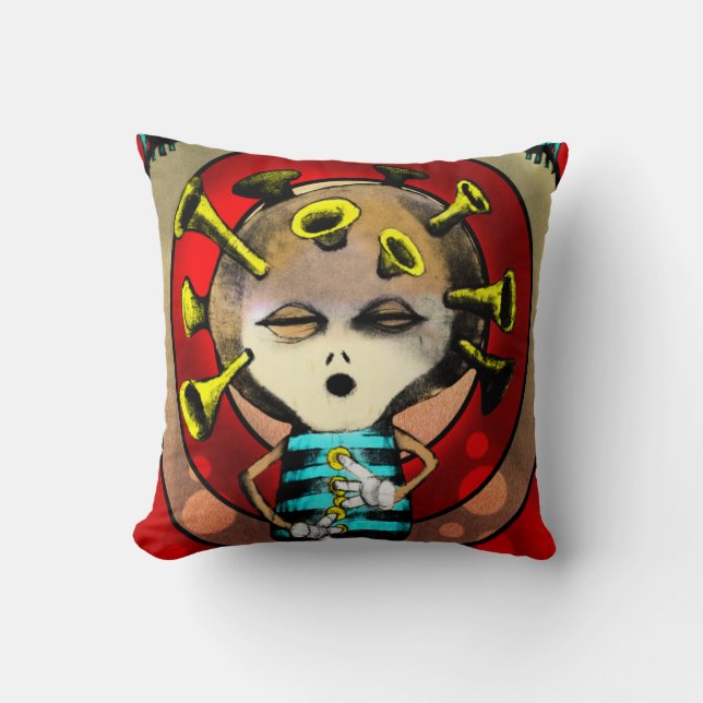 Jazzplayer 2012 throw pillow (Front)