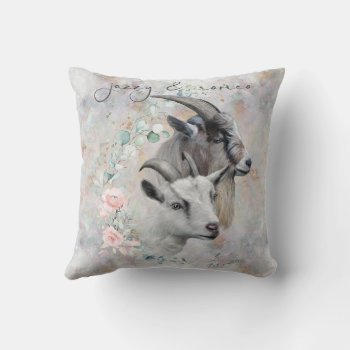 Jazzy And Romeo 2022 Throw Pillow by getyergoat at Zazzle