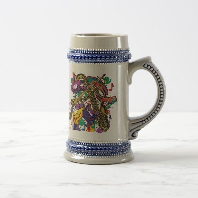 JAZZy Beer Stein (Right)