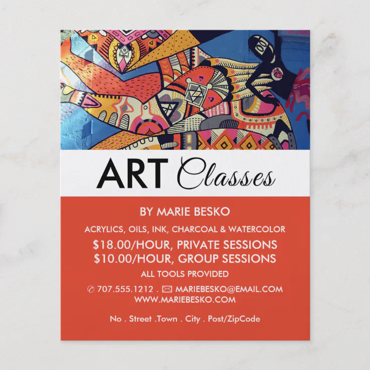 painting class ad