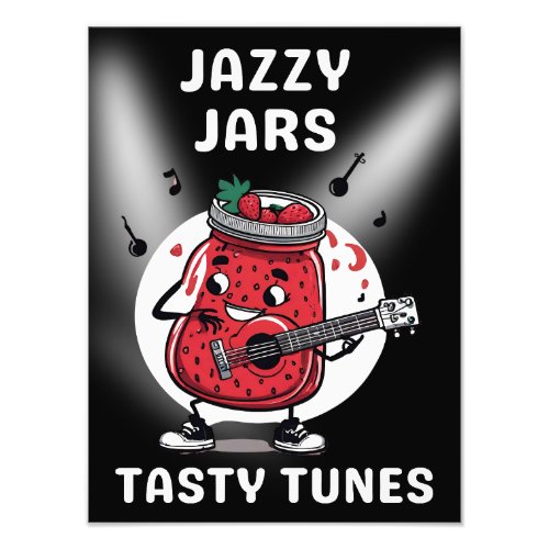  Jazzy Jars Tasty Tunes Photo Print