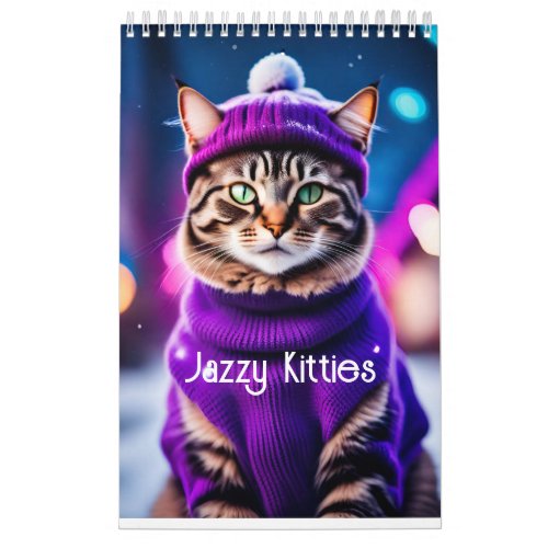 Jazzy Kitties Calendar