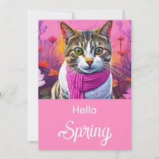 Jazzy Kitty  in early spring